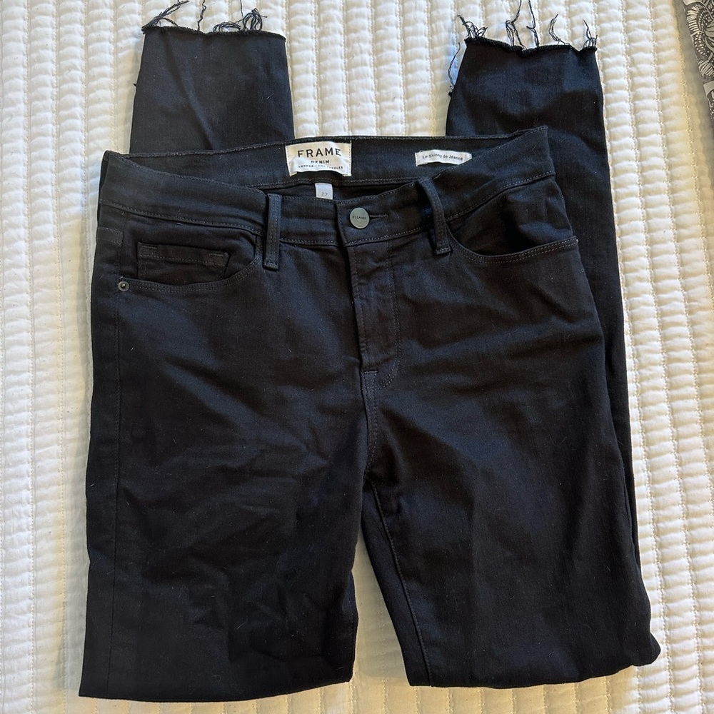 Black Frame Jeans